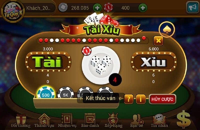 Các tựa game tài xỉu phổ biến nhất hiện nay 